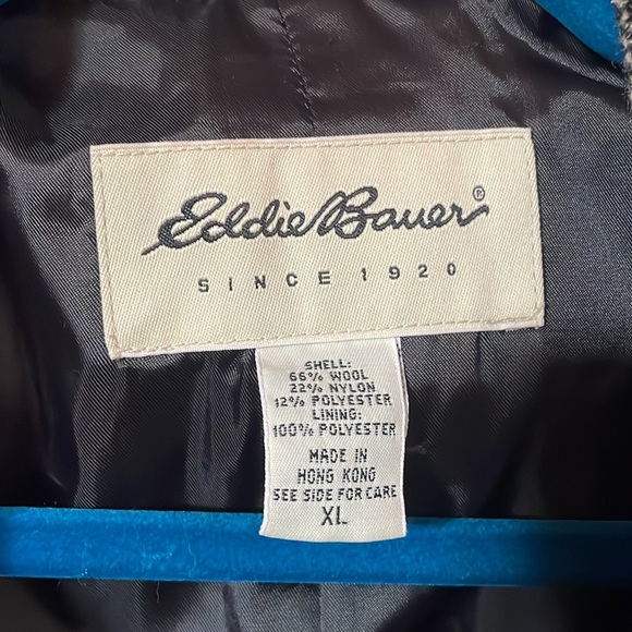 Eddie Bauer Gray Wool Blend Coat - Picture 4 of 7